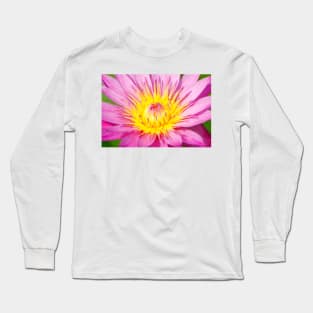 A water lily in close up Long Sleeve T-Shirt